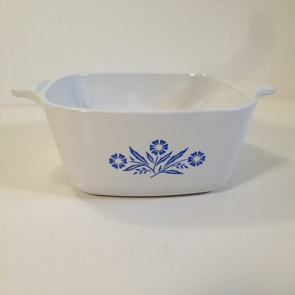 Vintage CORNING WARE P-43-B Blue Cornflower Casserole Baking Dish 2 3/4 Cups - Picture 3 of 12